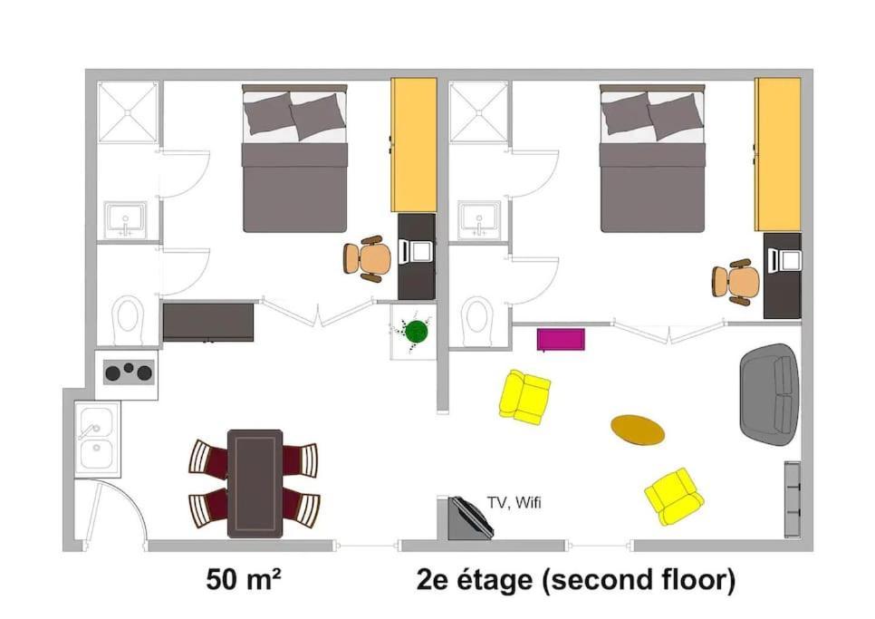 Appart Top Center 2 Chambres 2 Salles De Bain 몽펠리에 외부 사진